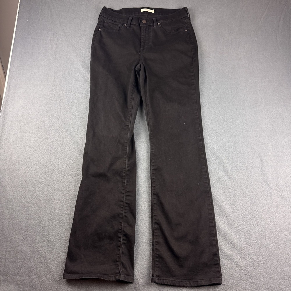 Levis Jeans Women's 6 Black Classic Bootcut Mid Rise Stretch Rodeo Cowgirl West